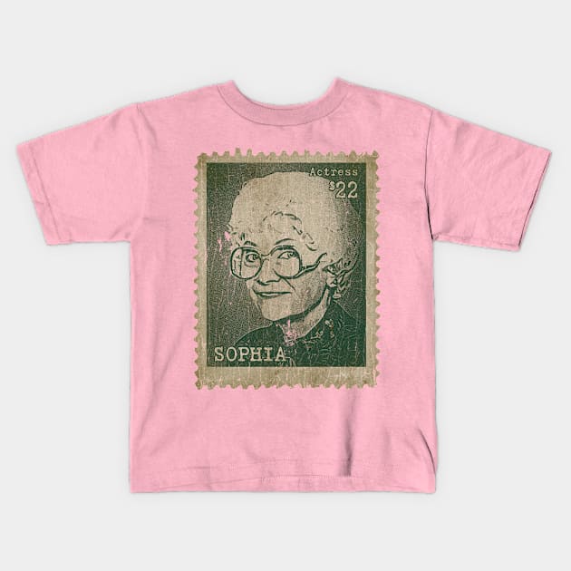 Sophia Petrillo Kids T-Shirt by Chillashop Artstudio